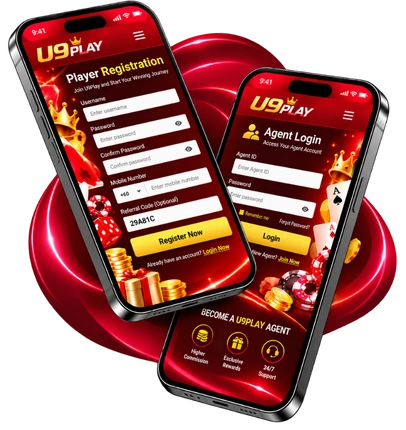 Paparan aplikasi U9play pada telefon mudah alih
